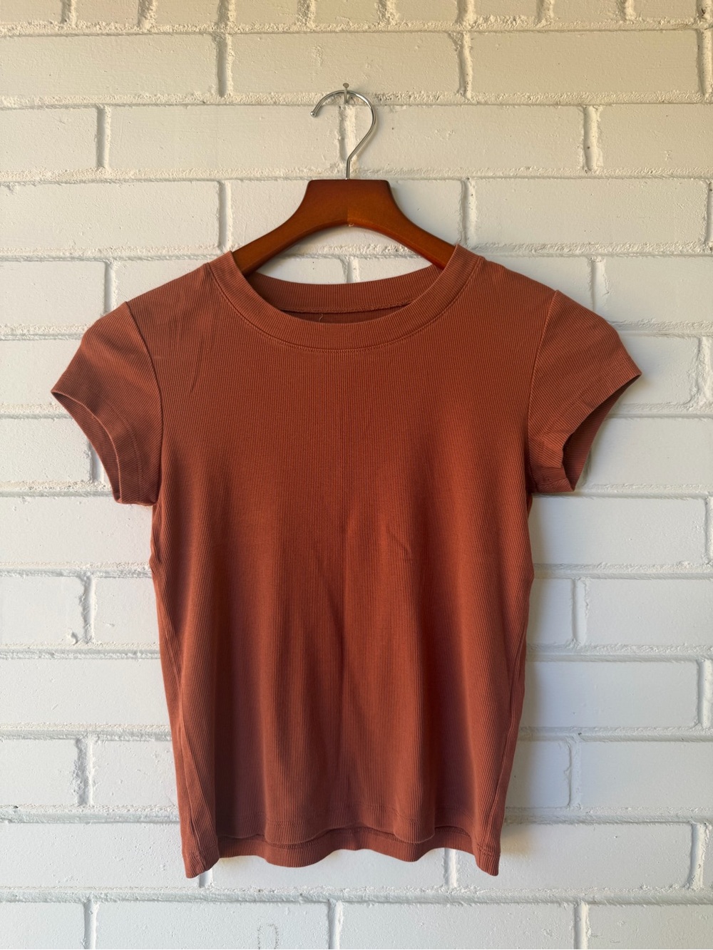 Madewell Rust Short-Sleeve Crewneck Tee